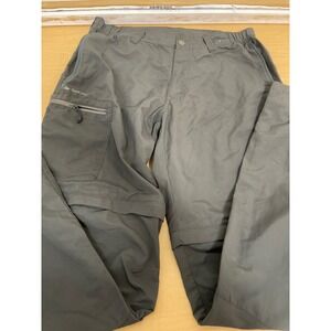 Quechua Decathlon Mens Convertible Hiking Pants Gray Zip Off Shorts Size US S/M